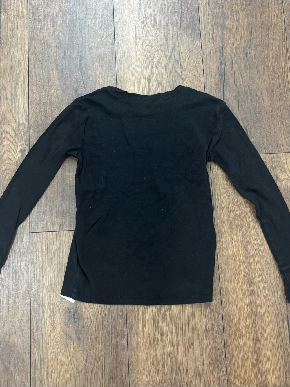 Gap Organic Cotton Black Star Wars Long Sleeve Pajama Sleep Shirt, Size 10